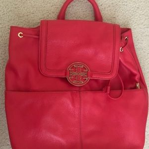 Tory Burch leather backpack